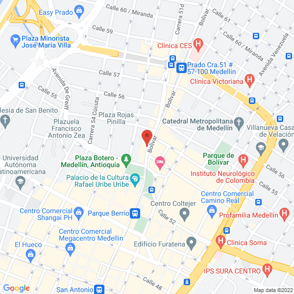 Mapa de Pollos Brosty Bolivar