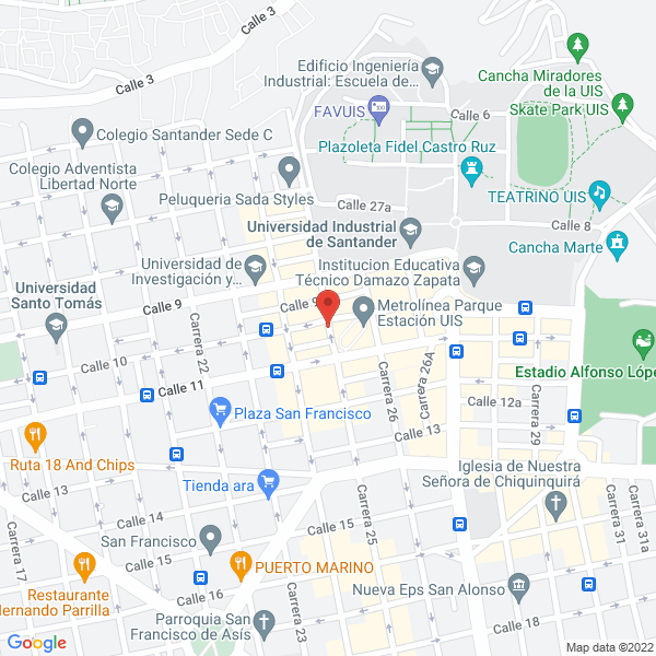 Map of Pollos El Trébol