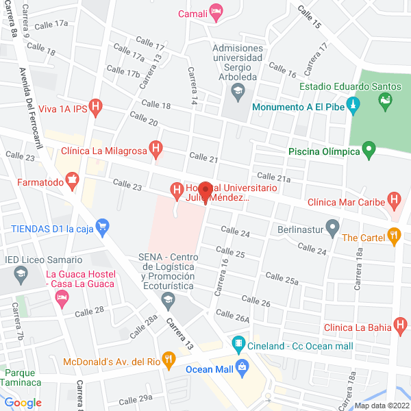 Map of Polo Padilla Adriana