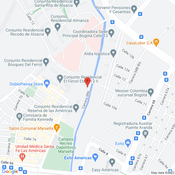 Mapa de Politrade S.A.S.