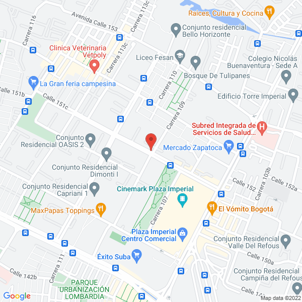 Mapa de Pollo Market