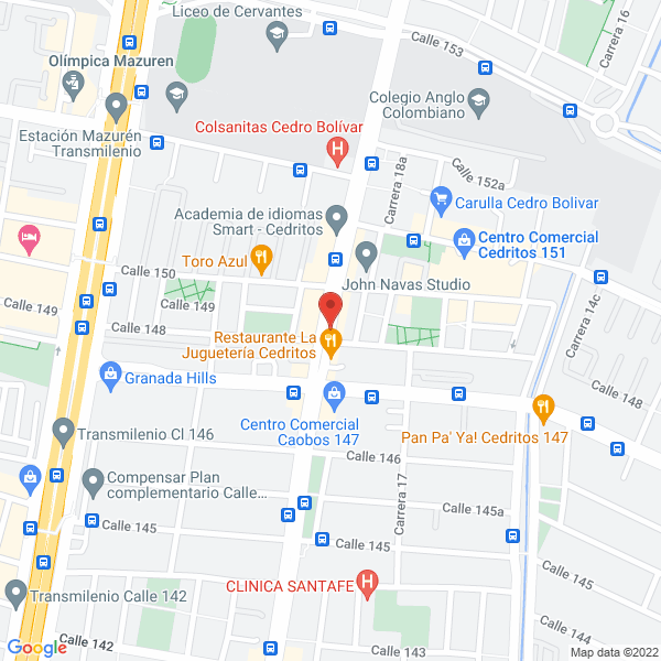 Mapa de Pollo Olympico
