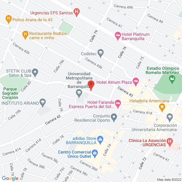 Map of Orange Medical Store S.A.S.