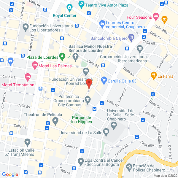 Mapa de Orbidental S.A.S.