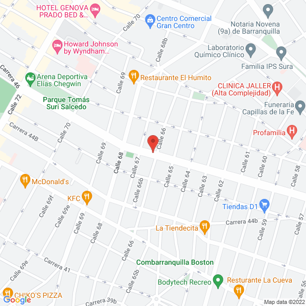 Map of Plasticos Car-Bote