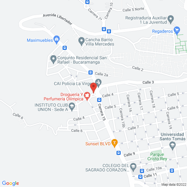 Map of Plásticos De Santander Ltda.