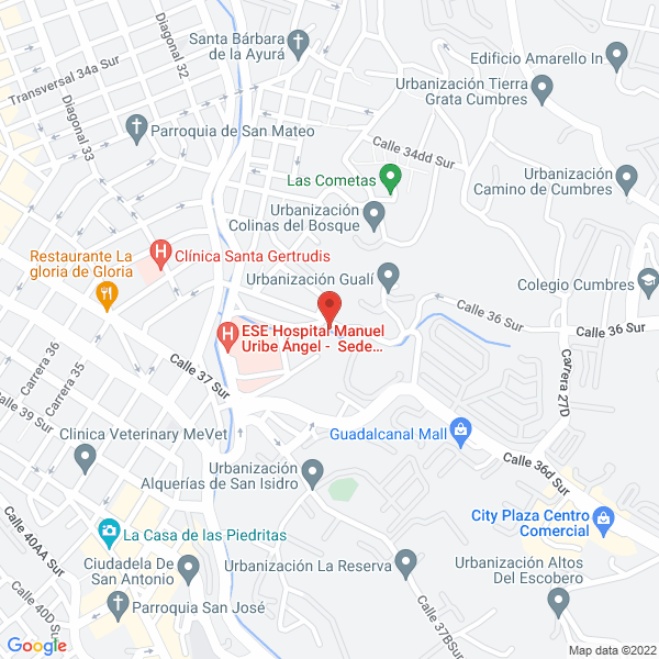 Mapa de Plásticos Gustavo A De Bedout Gómez