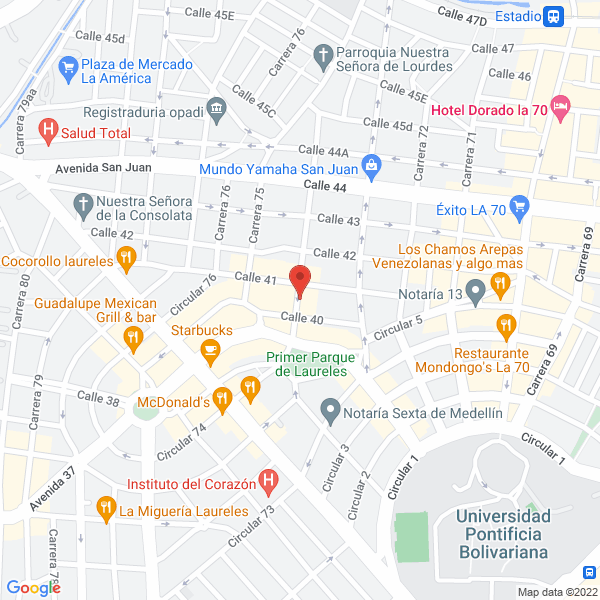 Mapa de Plasticos Laureles
