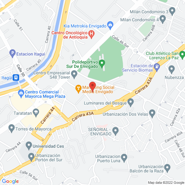 Mapa de Plásticos Unión S.A.S