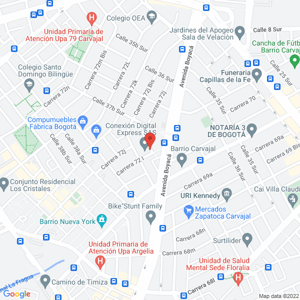 Mapa de Plastika Asociados Ltda