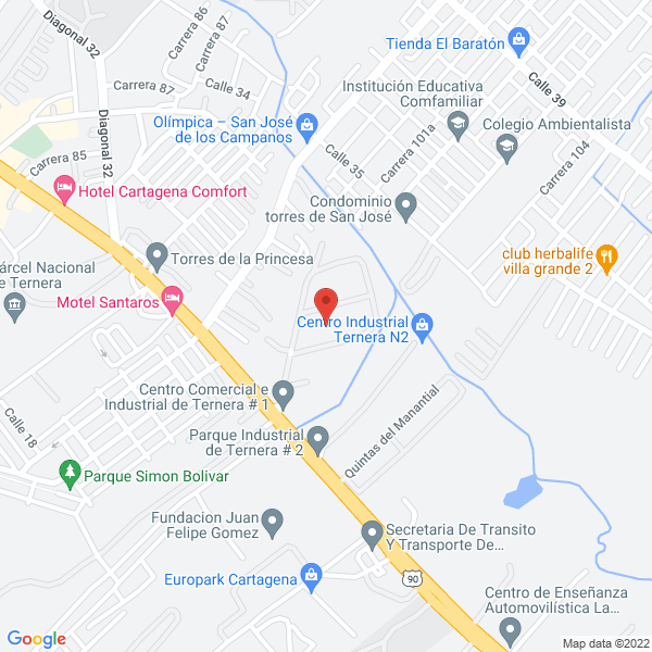 Map of Pan Alamo