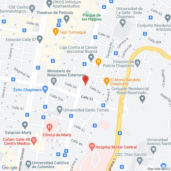 Mapa de Pan Fino S.A.S.