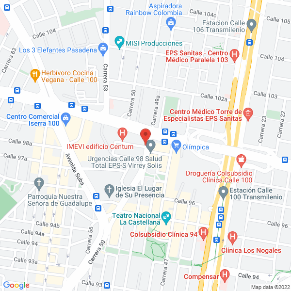 Mapa de Restaurante Xandia Y Crepes