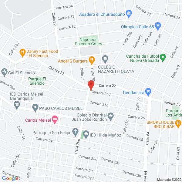 Map of Restaurante Xinsii