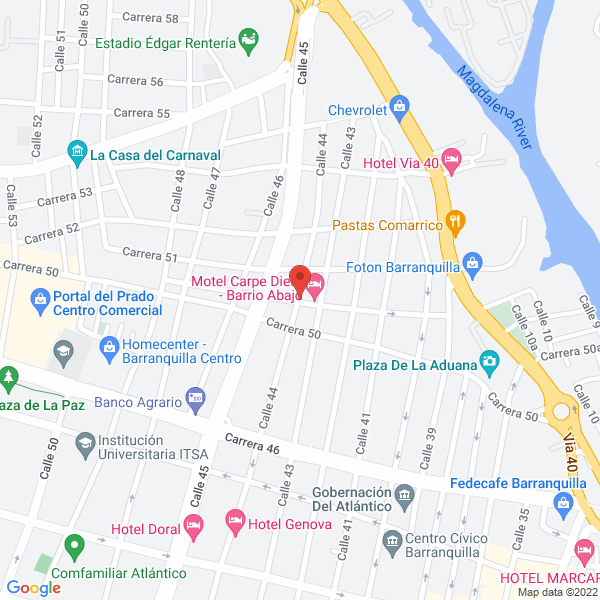 Map of Miranda Sánchez Ltda.