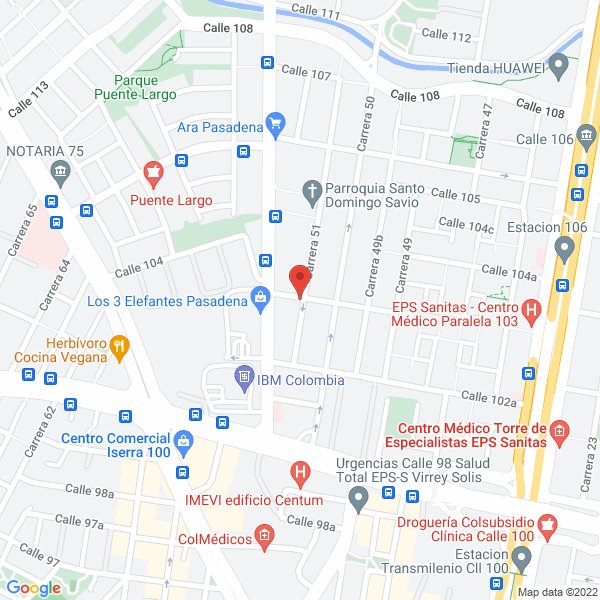 Mapa de Misi Escuela De Teatro Musical