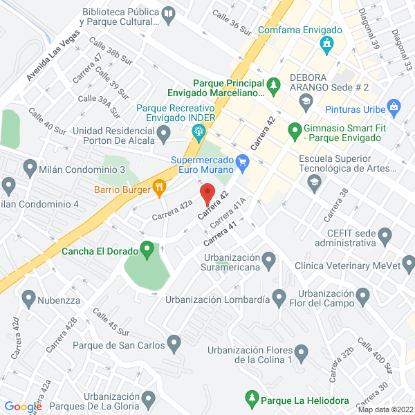 Mapa de Panaderia Y Salsamentaria San Rafael