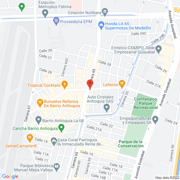 Mapa de Panadería Edipan