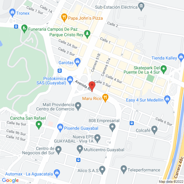 Mapa de Tecnelec De Antioquia S.A.