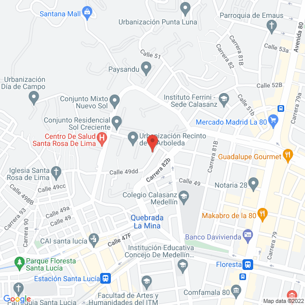Mapa de Cerería San Judas Tadeo