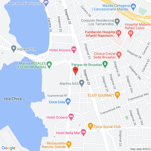 Map of Asic S.A.S.