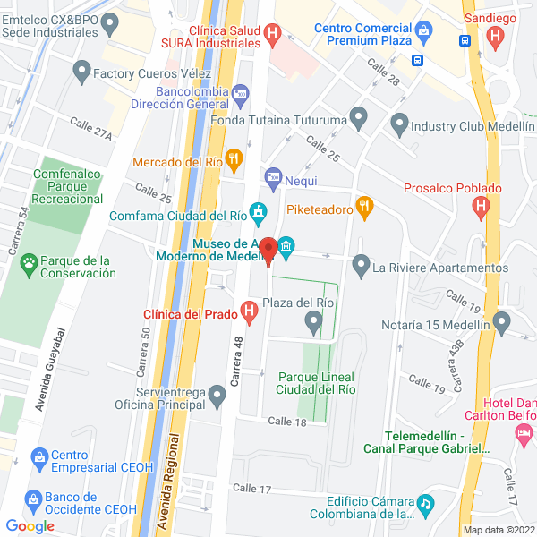 Mapa de Al Pie De La Letra Librería