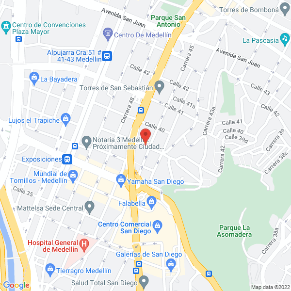 Mapa de Sericar 10