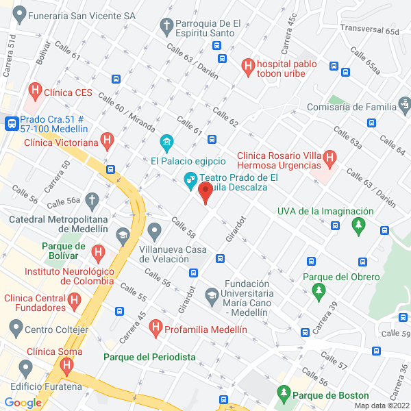 Mapa de Corporacion Mi Atardecer