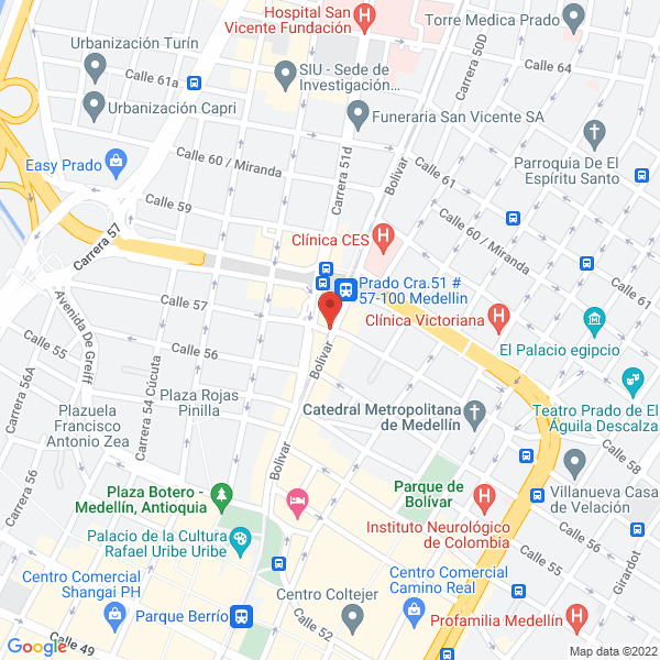 Mapa de Asociación Mutual Santa Clara