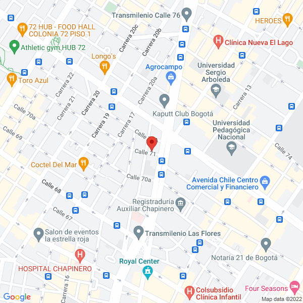Mapa de Laboratorio Dental Néstor Vanegas