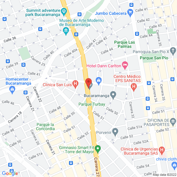 Map of Eforsalud