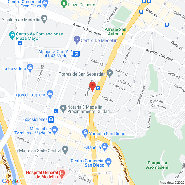 Mapa de Parabrisas Jj