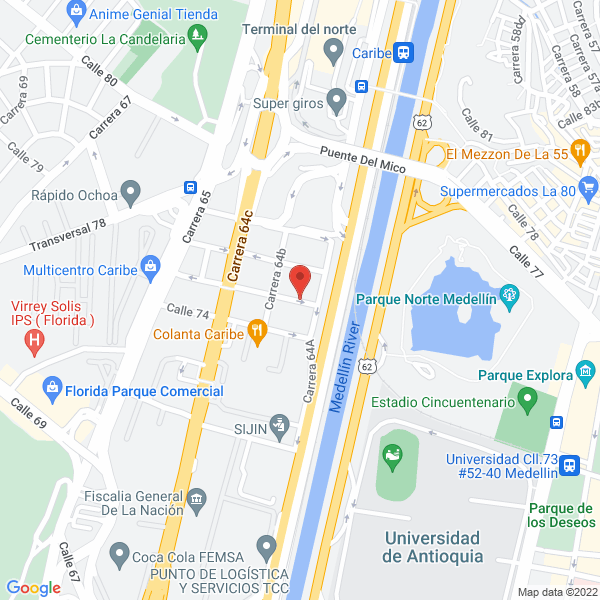 Mapa de Industrial Jumer S.A.S