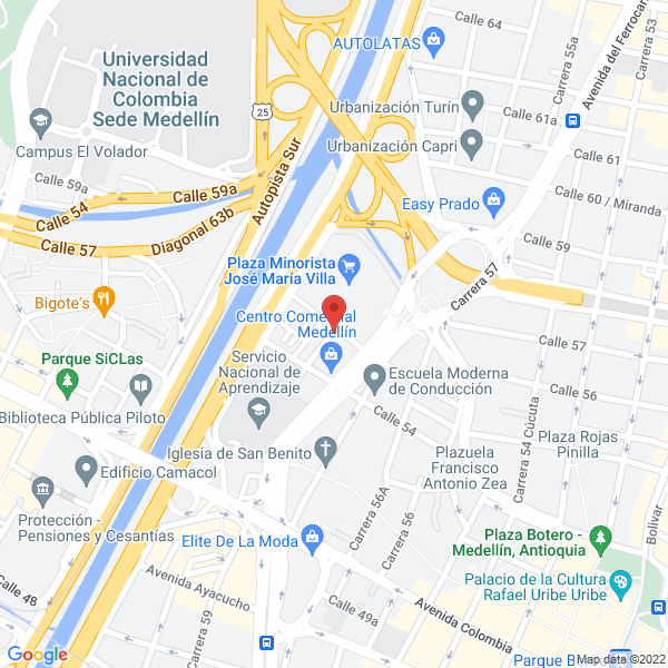 Mapa de Depósito Y Ferretería Jf