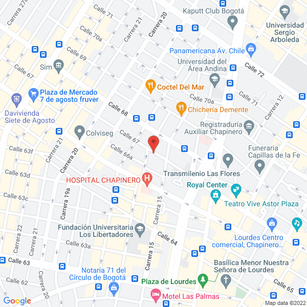 Mapa de A&Ch Tecniautomotriz