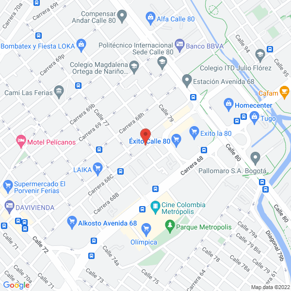 Mapa de A&E Ocupacionales Ltda.