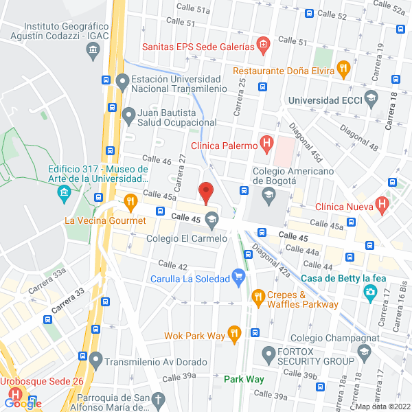 Mapa de A&N Productos Y Servicios S.A.S