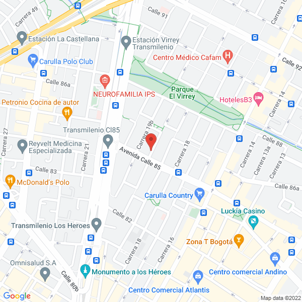 Mapa de 2Mc Transporte Logístico