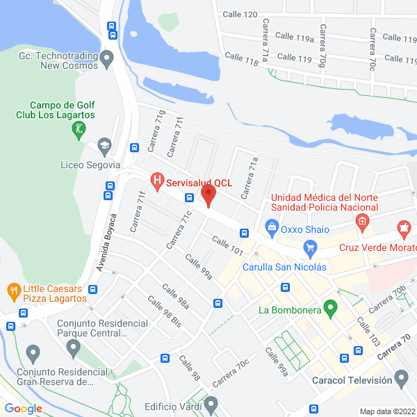 Mapa de A & G Asesorias E Inversiones S.A.S