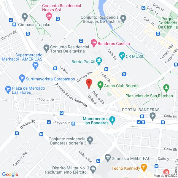 Mapa de A Su Mesa S.A.S.