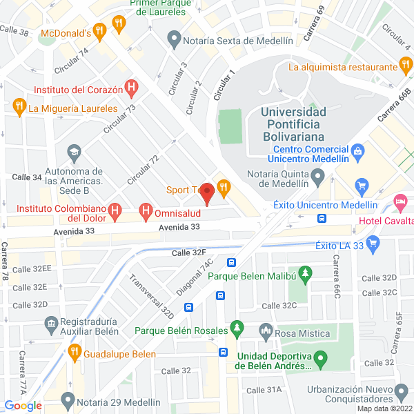 Mapa de 1Rofusión E.U.