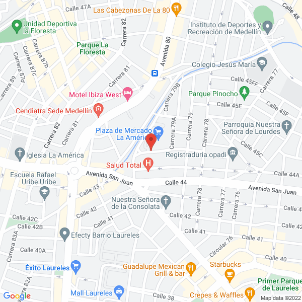 Mapa de 2925 Producciones