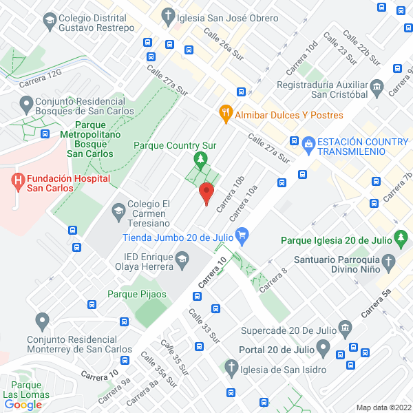 Mapa de Mariachi Juvenil Rey De América