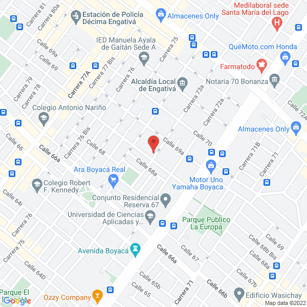 Mapa de Abad 3D S.A.S.