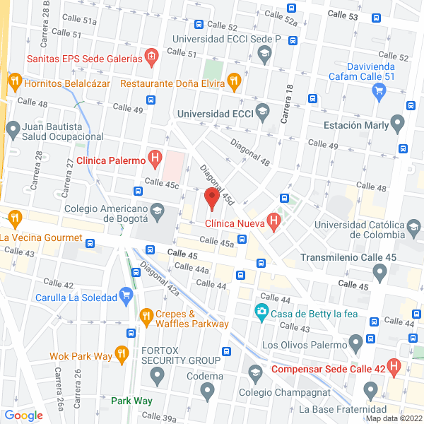 Mapa de 1A Tecnología Informática S.A.S.