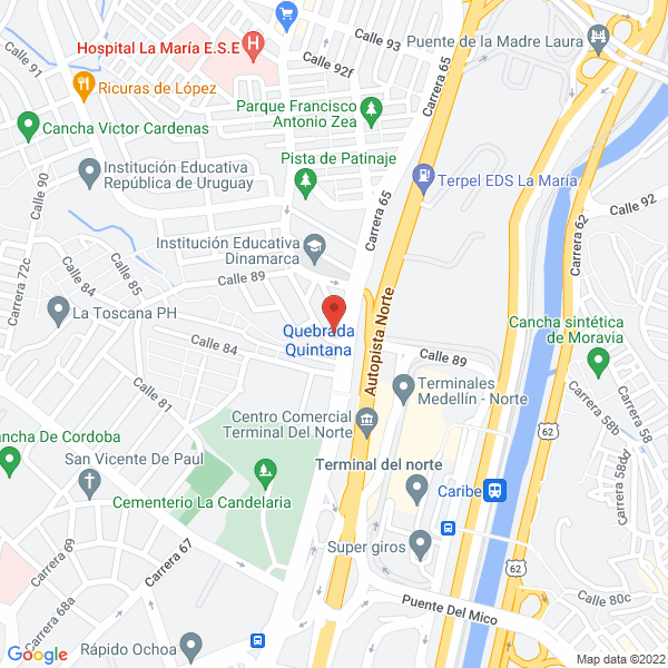 Mapa de A Su Medida-Sastrería