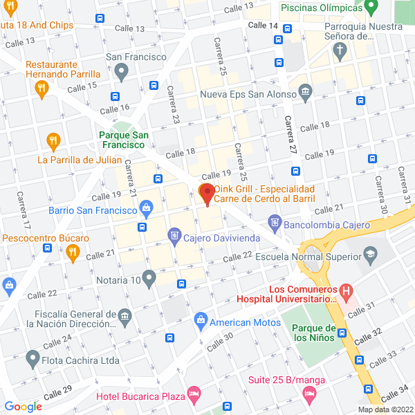 Map of A Y P Asesores Ltda