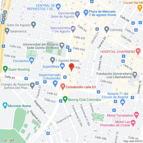 Mapa de A&D Encuadernación Y Artes Gráficas