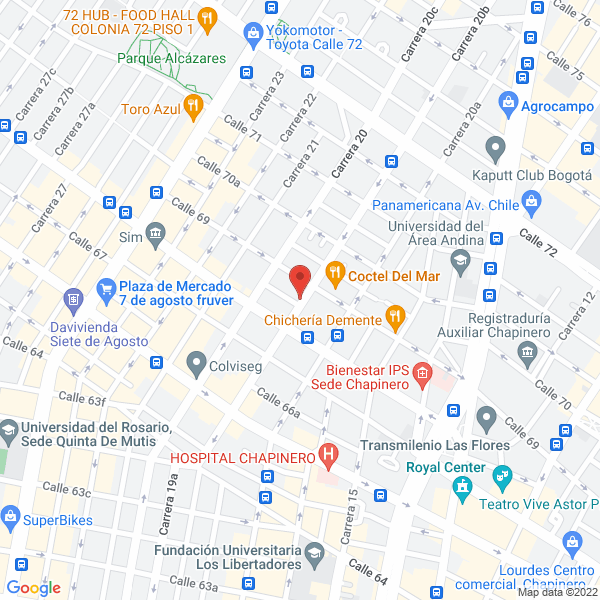 Mapa de Consultores E Impermeabilizadores Sas