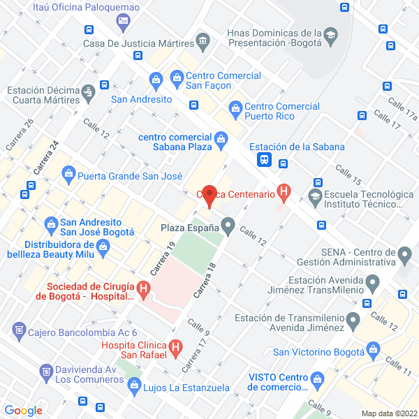 Mapa de Abc Dulces